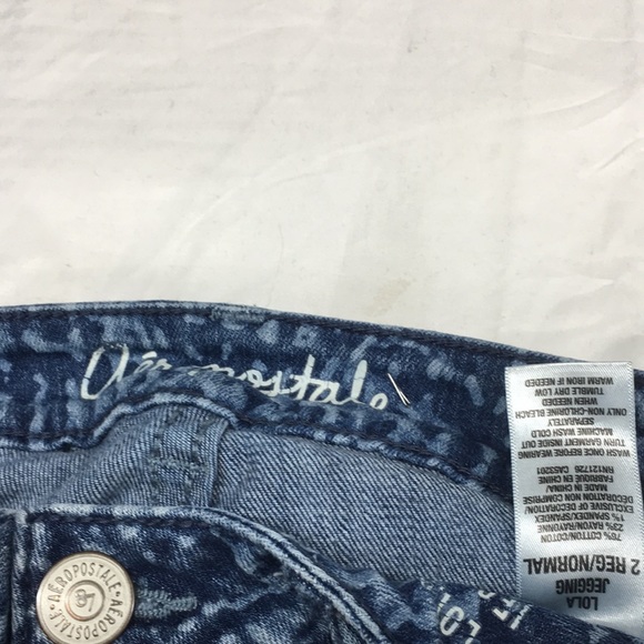 Aeropostale two toned jeans ladies sz 2 - Picture 5 of 5